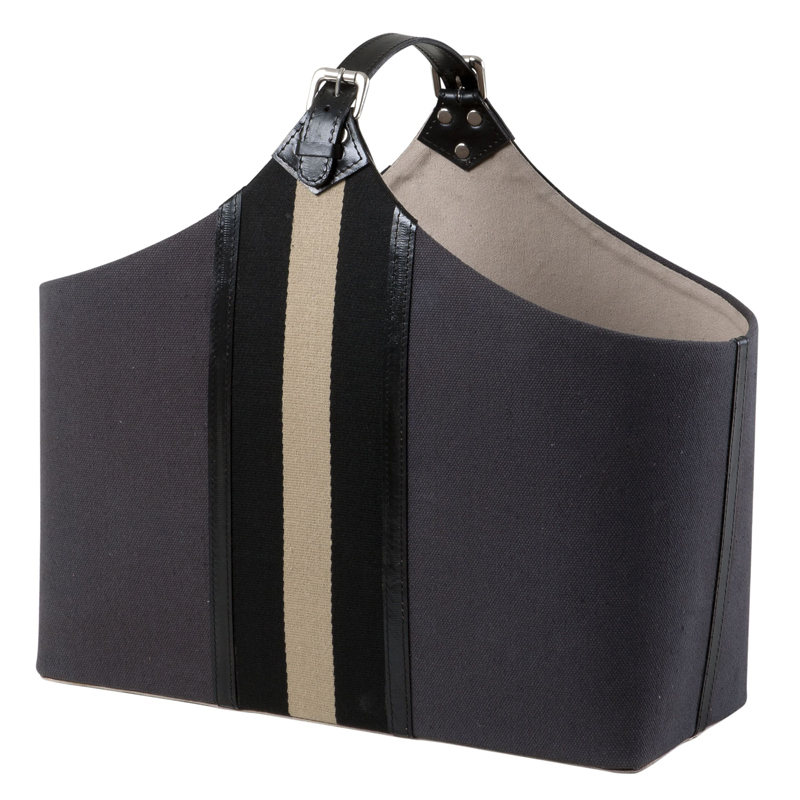 Газетница Eichholtz Bag Goldwynn Серый Черный Бежево-серый Газетница Eichholtz Bag Goldwynn Серый Черный Бежево-серый в Грозном | Loft Concept