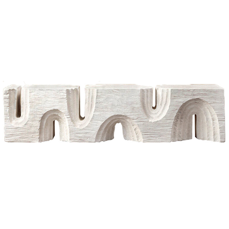Банкетка Kelly Wearstler Echo Long Bench Белый Банкетка Kelly Wearstler Echo Long Bench Белый в Грозном | Loft Concept