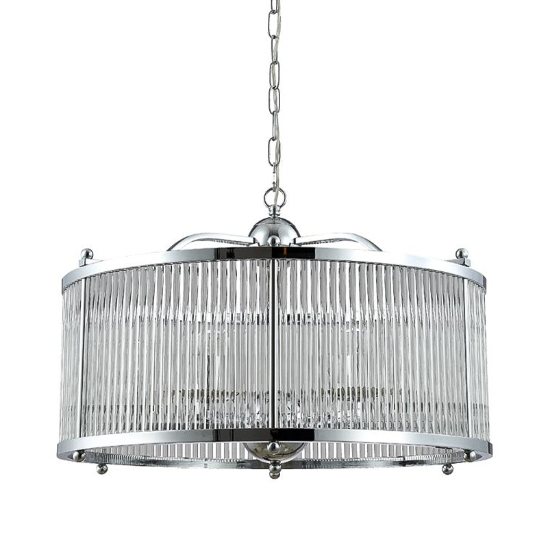 Люстра Gorden Chrome Chandelier Прозрачное Стекло Хром Люстра Gorden Chrome Chandelier Прозрачное Стекло Хром в Грозном | Loft Concept