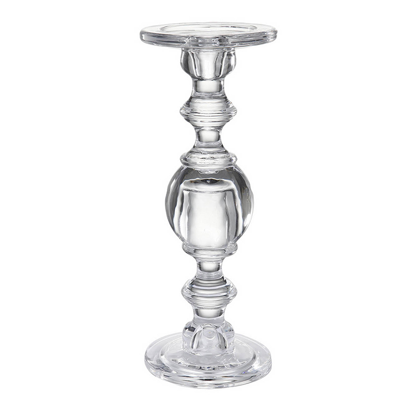Подсвечник Glass Candlestick I Прозрачное Стекло Подсвечник Glass Candlestick I Прозрачное Стекло в Грозном | Loft Concept