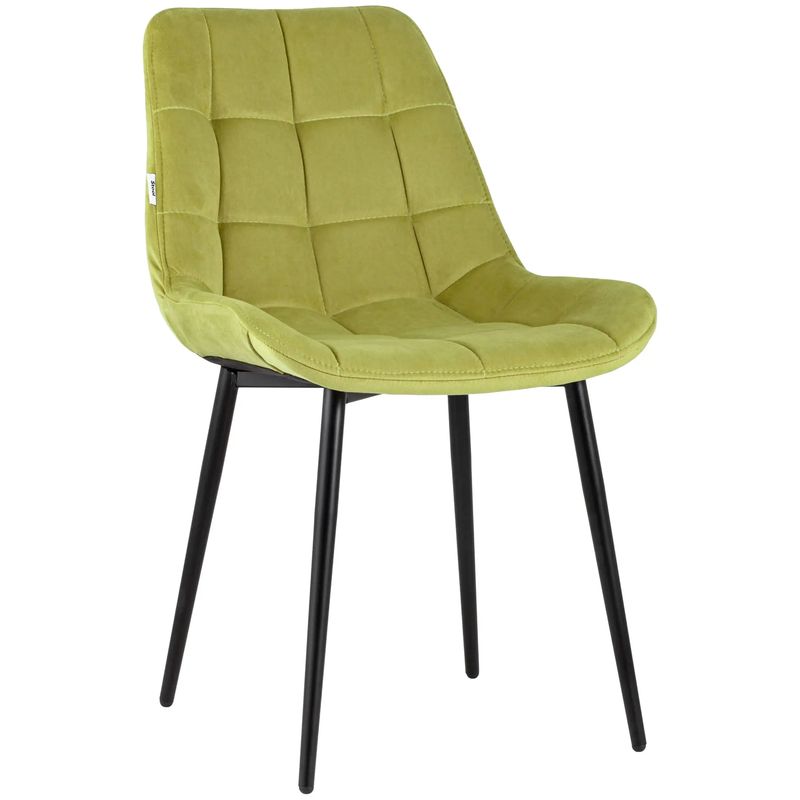 Стул NANCY Chair Зеленый лайм Лайм Черный Стул NANCY Chair Зеленый лайм Лайм Черный в Грозном | Loft Concept