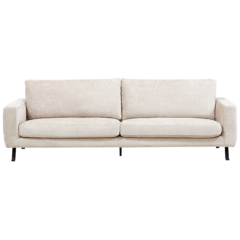 Диван Rowse Beige Sofa Бежевый Черный Диван Rowse Beige Sofa Бежевый Черный в Грозном | Loft Concept