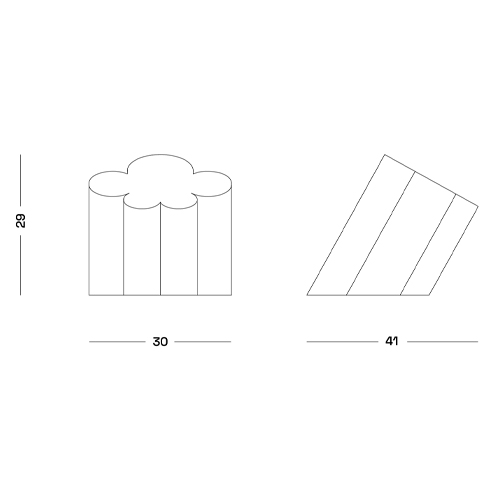 Настольная дизайнерская лампа Poltronova Passiflora Yellow Table Lamp в Грозном