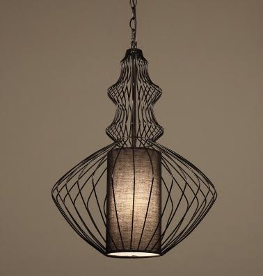 Подвесной светильник Wire Dream Pendant 2 Черный Белый Подвесной светильник Wire Dream Pendant 2 Черный Белый в Грозном | Loft Concept