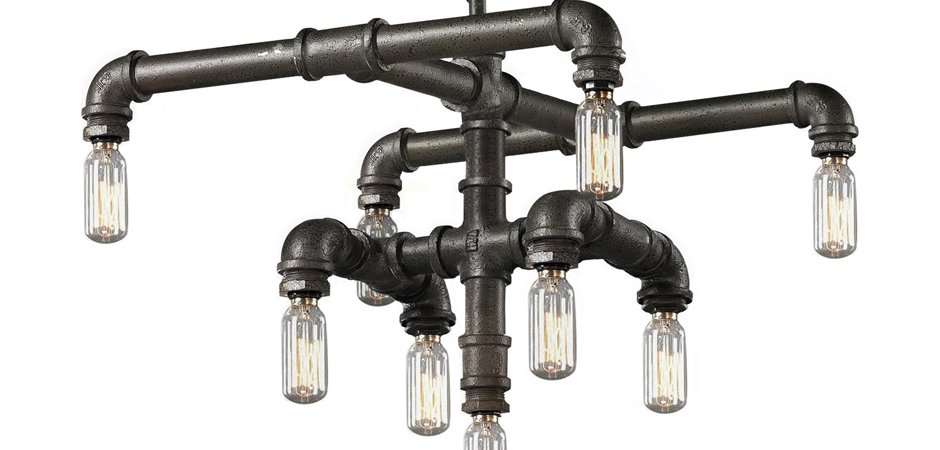 Люстра Water Pipe Connect T9 II Люстра Water Pipe Connect T9 II - Loft-Concept в Грозном