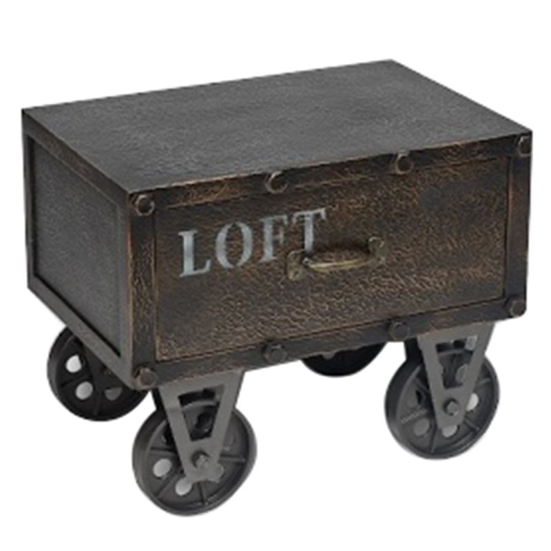 Приставной Стол Trolley Коричневый Приставной Стол Trolley Коричневый в Грозном | Loft Concept
