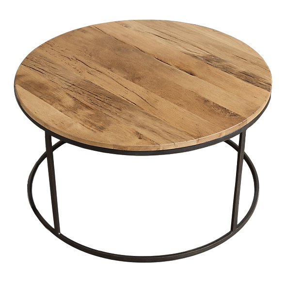 Стол Loft Wooden Round Белый дуб Стол Loft Wooden Round Белый дуб в Грозном | Loft Concept