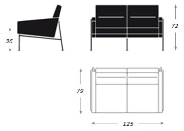 Диван 3300 series 2 seater  в Грозном