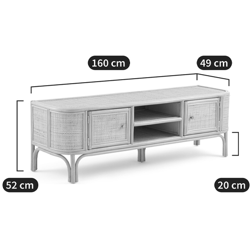 ТВ-тумба из плетеного ротанга Simone Rattan TV Stand ТВ-тумба из плетеного ротанга Simone Rattan TV Stand в Грозном