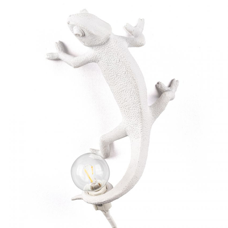 Бра Seletti Chameleon Lamp Going Up Белый Бра Seletti Chameleon Lamp Going Up Белый в Грозном | Loft Concept