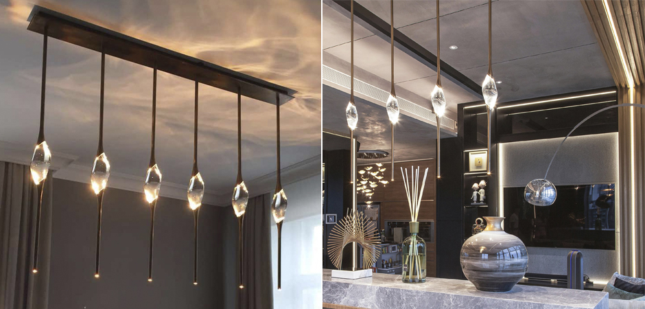 Подвесной светильник 12 Rectangle Chandelier Gold Подвесной светильник 12 Rectangle Chandelier Gold - Loft-Concept в Грозном