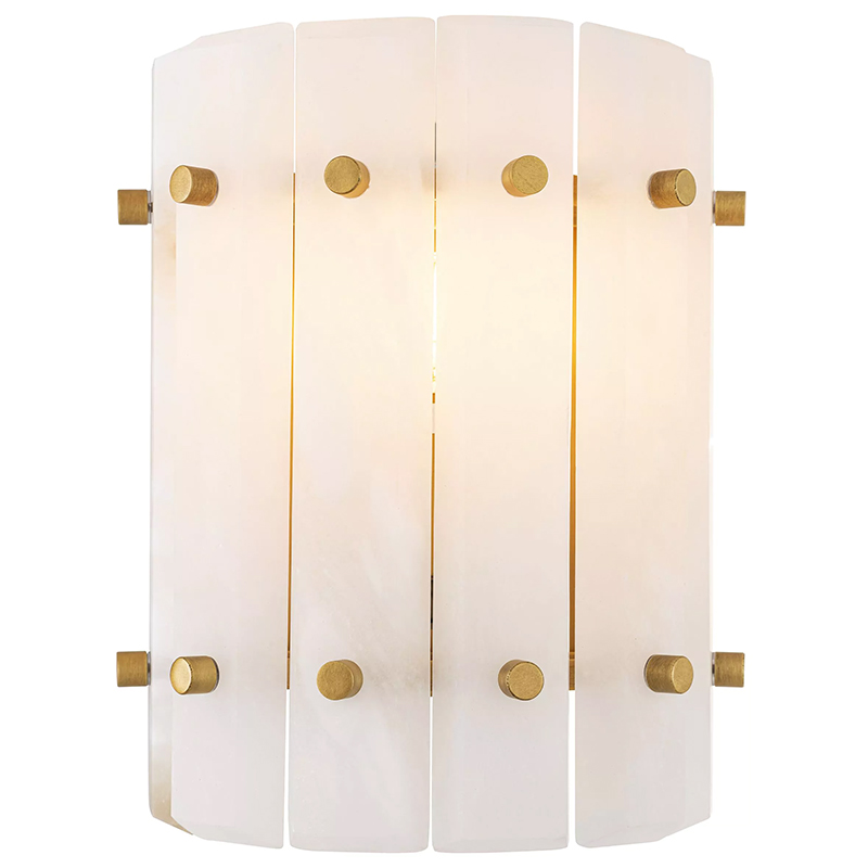Бра Eichholtz Wall Lamp Blason Single Бежевый Латунь Бра Eichholtz Wall Lamp Blason Single Бежевый Латунь в Грозном | Loft Concept