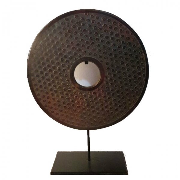 Декоративная статуэтка гонг Gong Коричневый Декоративная статуэтка гонг Gong Коричневый в Грозном | Loft Concept