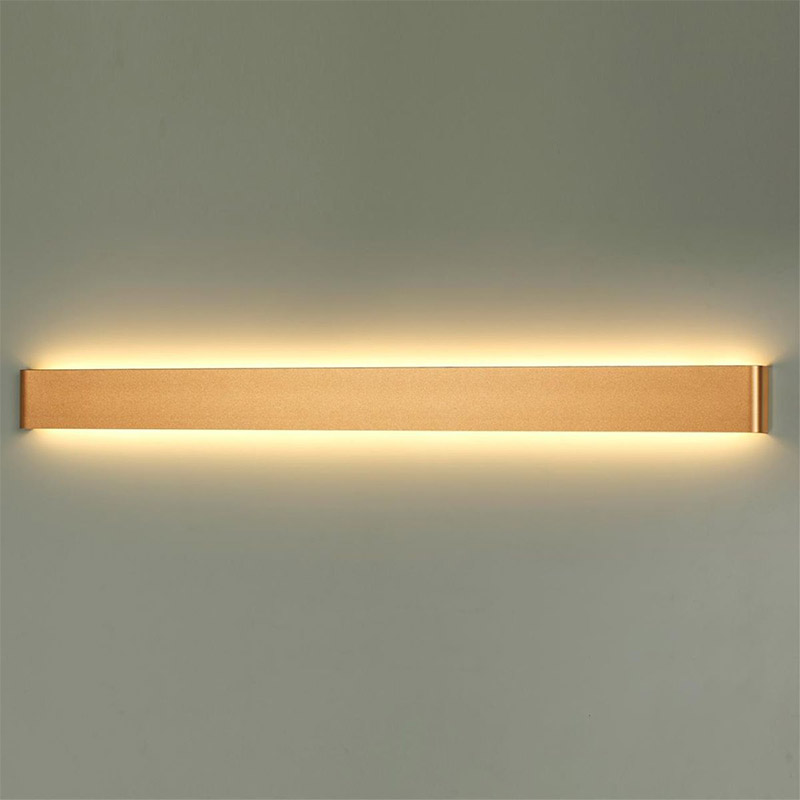 Бра Obverse Gold Long Wall lamp матовое золото Бра Obverse Gold Long Wall lamp матовое золото в Грозном | Loft Concept