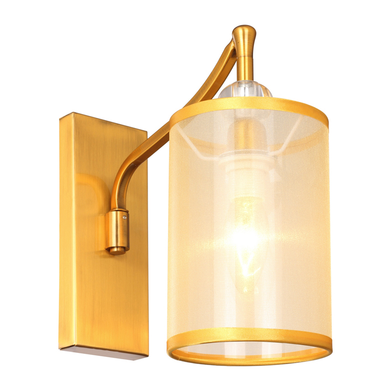 Бра Boniface Sconce Латунь Золотой Шампань Прозрачный Бра Boniface Sconce Латунь Золотой Шампань Прозрачный в Грозном | Loft Concept