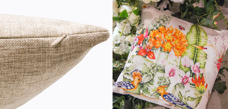 Декоративная подушка Hoopoes and Flowers Pillow Декоративная подушка Hoopoes and Flowers Pillow - Loft-Concept в Грозном