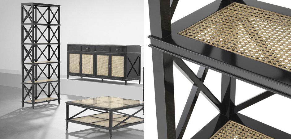 Стеллаж Eichholtz Cabinet Bahamas Стеллаж Eichholtz Cabinet Bahamas - Loft-Concept в Грозном