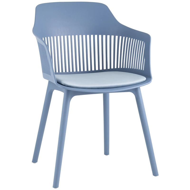 Стул Crocus Chair Голубой цвет Велюровая подушка Голубой Стул Crocus Chair Голубой цвет Велюровая подушка Голубой в Грозном | Loft Concept