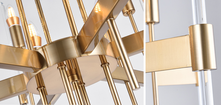 Bari Light Chandelier Aged Brass Bari Light Chandelier Aged Brass - Loft-Concept в Грозном