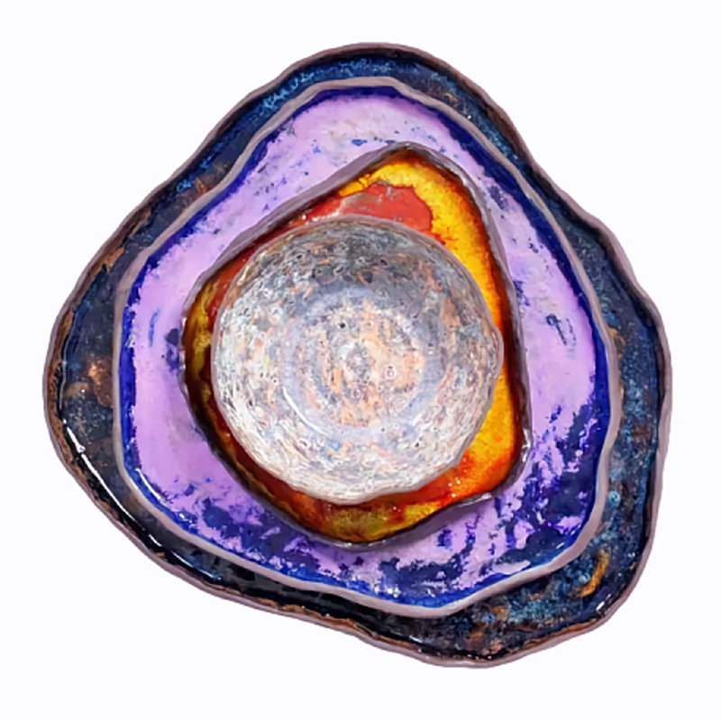 Сет из 3-х тарелок «LABRADORITE» Синий Оранжевый Серый Фиолетовый Сет из 3-х тарелок «LABRADORITE» Синий Оранжевый Серый Фиолетовый в Грозном | Loft Concept