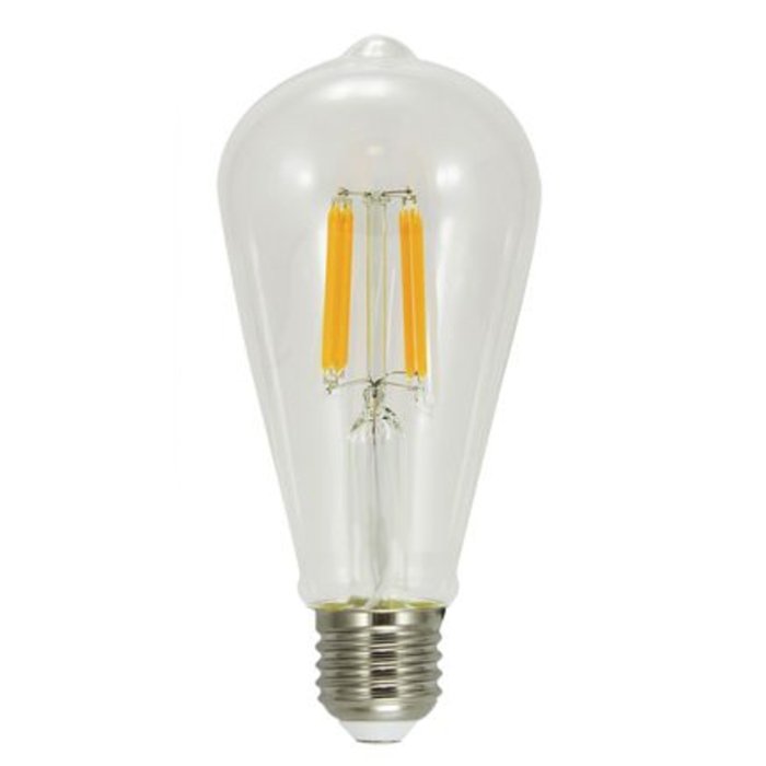 Лампа Эдисона ST64 LED 5 W E27 прозрачная Прозрачный в Грозном | Loft Concept 