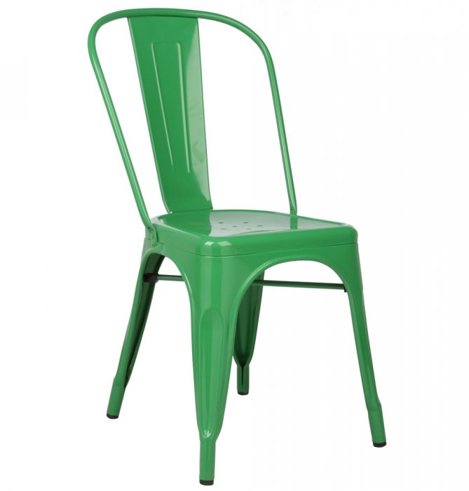 Кухонный стул Tolix Chair Оранжевый Нержавеющая сталь Черный Салатовый Красный Зеленый Желтый Голубой Белый Кухонный стул Tolix Chair Оранжевый Нержавеющая сталь Черный Салатовый Красный Зеленый Желтый Голубой Белый в Грозном | Loft Concept