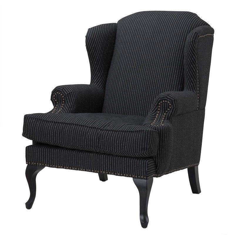 Кресло Eichholtz Chair Frank Sinatra Black & white Черно-белый Кресло Eichholtz Chair Frank Sinatra Black & white Черно-белый в Грозном | Loft Concept