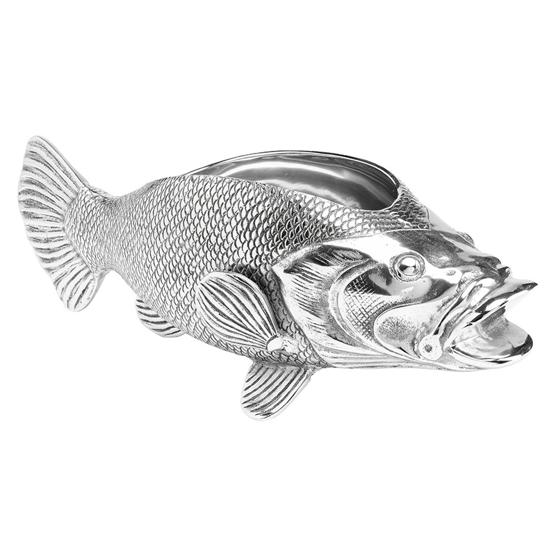Чаша серебряная Рыбка Silver Fish Серебряный Чаша серебряная Рыбка Silver Fish Серебряный в Грозном | Loft Concept