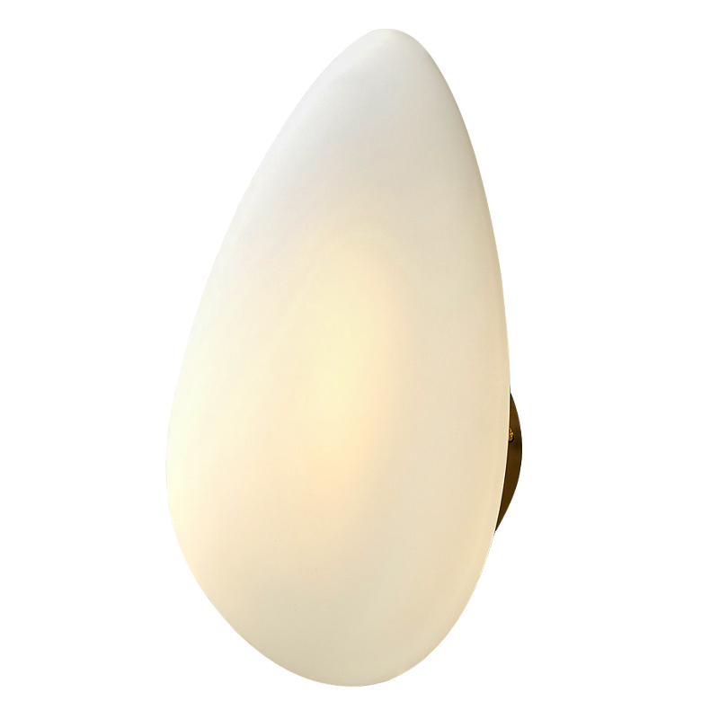 Бра Pebble Wall Lamp Белый Бра Pebble Wall Lamp Белый в Грозном | Loft Concept