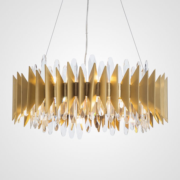 Подвесной светильник KEBO KING CHANDELIER Ring Латунь Подвесной светильник KEBO KING CHANDELIER Ring Латунь в Грозном | Loft Concept