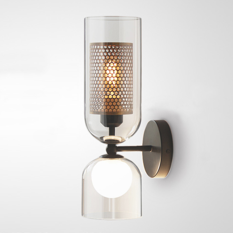 Бра Perforation Vico Lamp Прозрачный Черный Бронза в Грозном | Loft Concept 