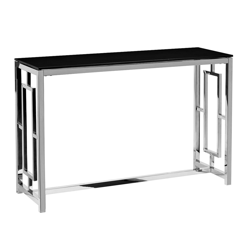 Консоль Console Black Glass Черный Хром в Грозном | Loft Concept 