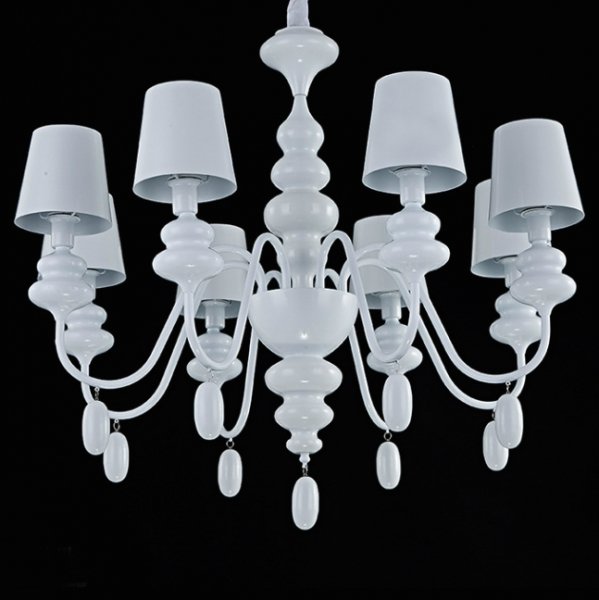 Люстра Masiero Eva Chandelier 8 Белый Люстра Masiero Eva Chandelier 8 Белый в Грозном | Loft Concept