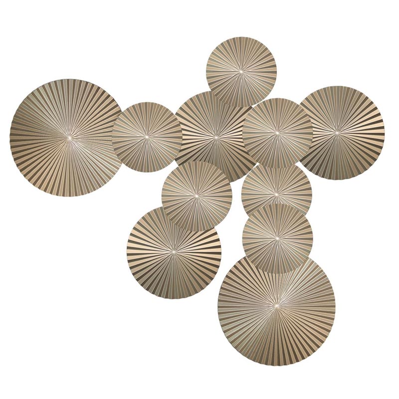 Арт-объект Apollo Champagne Wall Plaque Disc 11 Золотой Шампань Арт-объект Apollo Champagne Wall Plaque Disc 11 Золотой Шампань в Грозном | Loft Concept