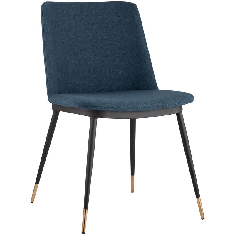 Стул Melissa Chair Синяя Рогожка Синий Черный Стул Melissa Chair Синяя Рогожка Синий Черный в Грозном | Loft Concept
