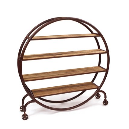Стеллаж Industrial Metal Round Bookshelf Стеллаж Industrial Metal Round Bookshelf в Грозном | Loft Concept