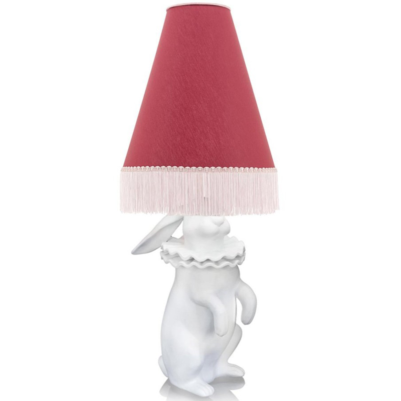 Настольная лампа Lamptable Rabbit Antique Pink Бургундский красный Розовый Белый Настольная лампа Lamptable Rabbit Antique Pink Бургундский красный Розовый Белый в Грозном | Loft Concept