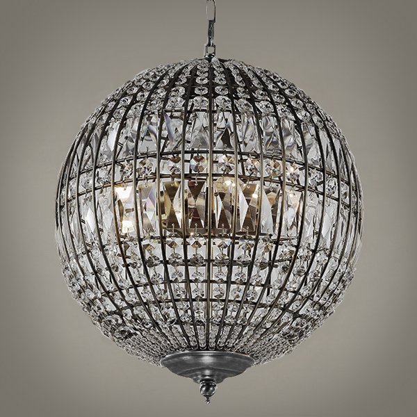 Люстра Gatsby Sphere Chandelier Silver Серебряный Люстра Gatsby Sphere Chandelier Silver Серебряный в Грозном | Loft Concept