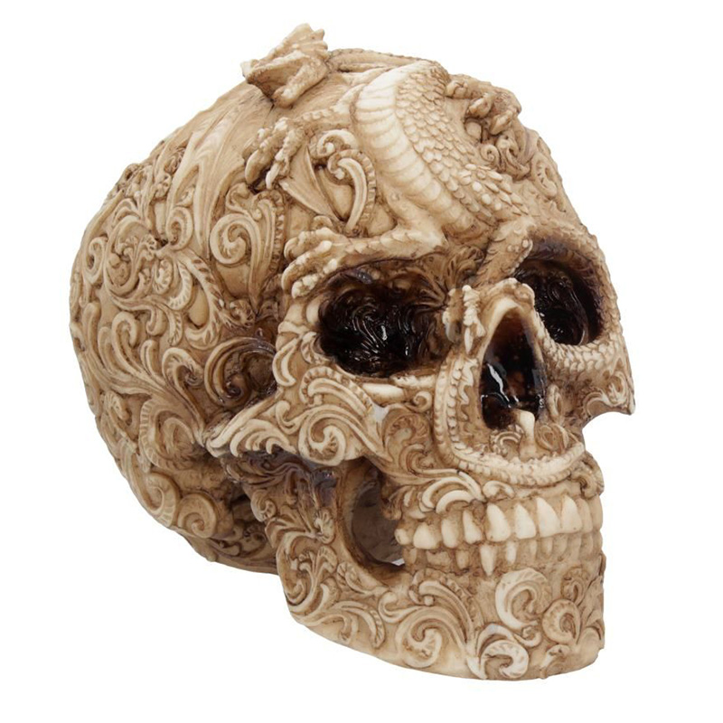 Статуэтка Skull Dragon Pattern Бежевый Статуэтка Skull Dragon Pattern Бежевый в Грозном | Loft Concept