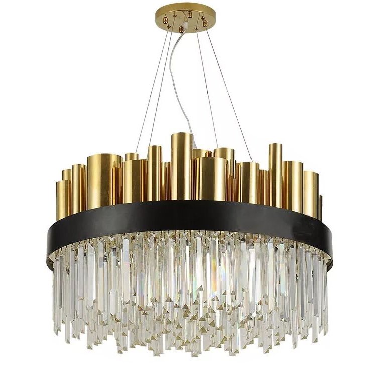 Люстра Luxurious Stainless Steel Nordic Chandelier Золотой Прозрачное Стекло Люстра Luxurious Stainless Steel Nordic Chandelier Золотой Прозрачное Стекло в Грозном | Loft Concept