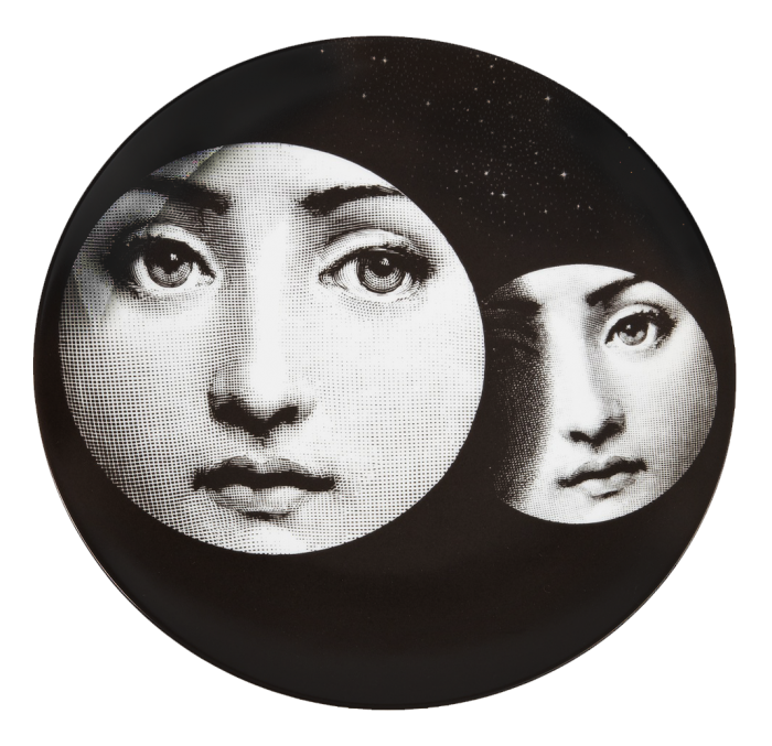 Декоративная тарелка Fornasetti 150 Черный Декоративная тарелка Fornasetti 150 Черный в Грозном | Loft Concept