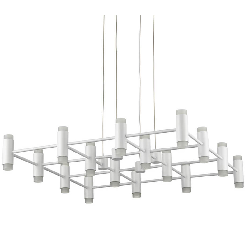 Люстра Rigor & Conciseness Lighting Round Plafond White Белый Люстра Rigor & Conciseness Lighting Round Plafond White Белый в Грозном | Loft Concept