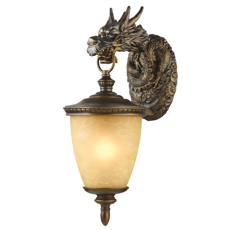 Уличный светильник Dragon Lantern Темная бронза Прозрачное Стекло Уличный светильник Dragon Lantern Темная бронза Прозрачное Стекло в Грозном | Loft Concept