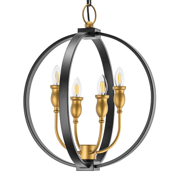 Люстра Olivier Frosted Gold Candles Черный Золотой Люстра Olivier Frosted Gold Candles Черный Золотой в Грозном | Loft Concept