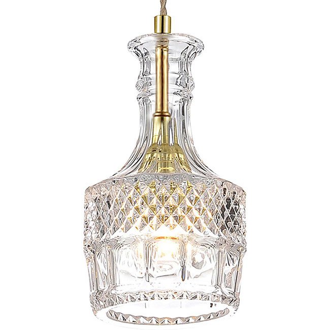 Подвесной светильник lee broom DECANTERLIGHT pendant II Золотой Прозрачное Стекло Подвесной светильник lee broom DECANTERLIGHT pendant II Золотой Прозрачное Стекло в Грозном | Loft Concept