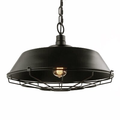 Люстра Dark Cage Pendant Черный Искусственная бурая ржавчина Люстра Dark Cage Pendant Черный Искусственная бурая ржавчина в Грозном | Loft Concept