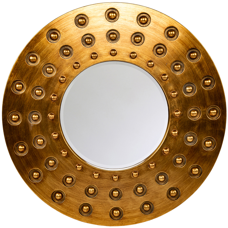 Зеркало Balls Pattern Mirror Зеркало Золотой Зеркало Balls Pattern Mirror Зеркало Золотой в Грозном | Loft Concept