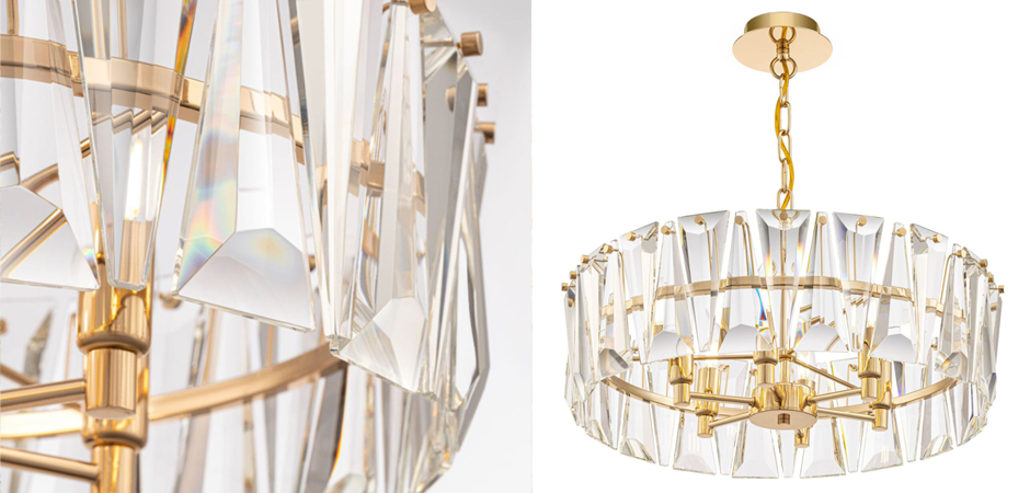 Люстра Ruby Crystal Chandelier Gold 53 Люстра Ruby Crystal Chandelier Gold 53 - Loft-Concept в Грозном