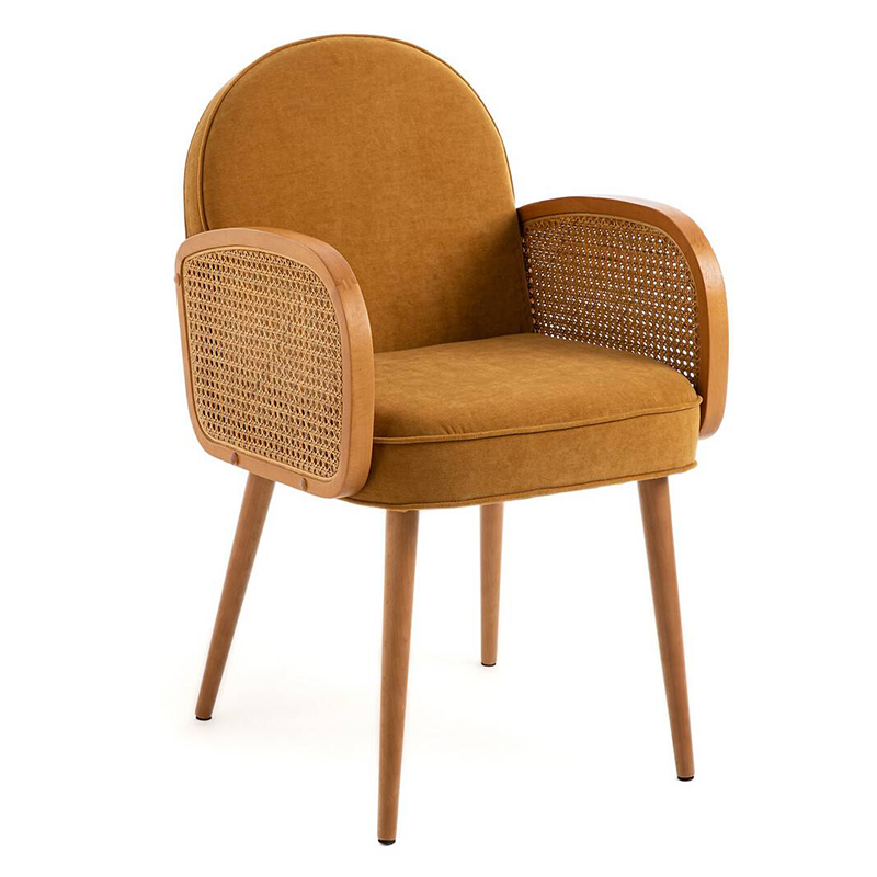 Стул Morten Wicker Mustard Chair Горчичный Стул Morten Wicker Mustard Chair Горчичный в Грозном | Loft Concept