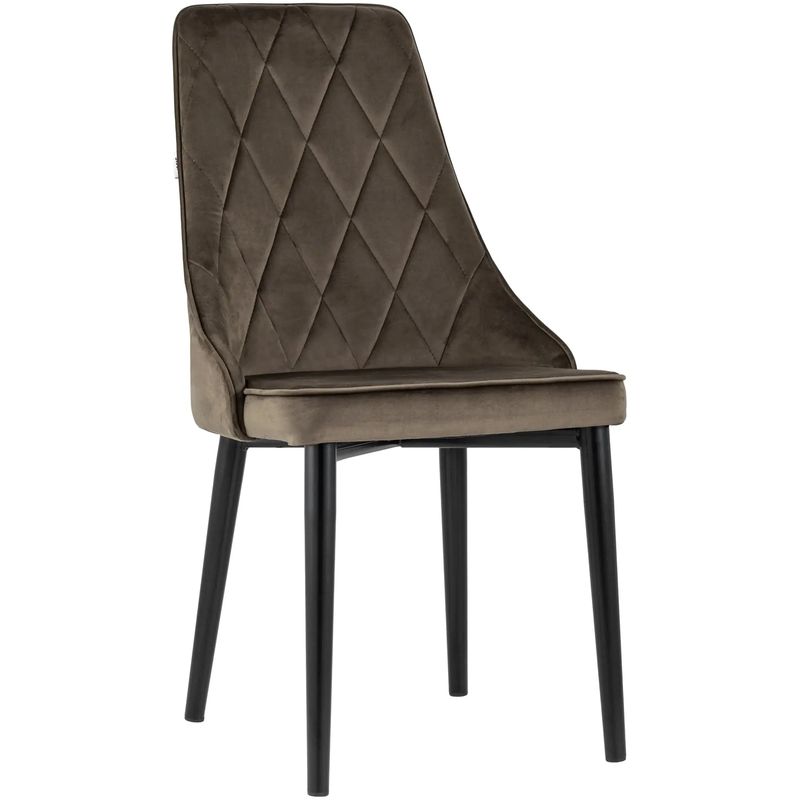 Стул Versailles Chair Коричневый Велюр Коричневый Черный Стул Versailles Chair Коричневый Велюр Коричневый Черный в Грозном | Loft Concept